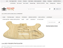 Tablet Screenshot of gitarmaster.com